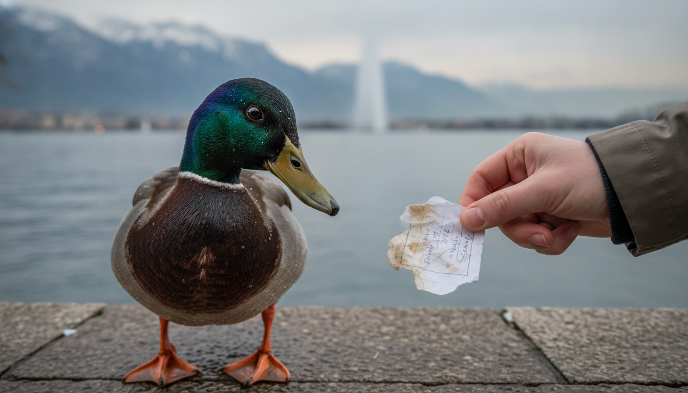Le Passeport du Touriste : Une Miette Amère au Jet d'Eau